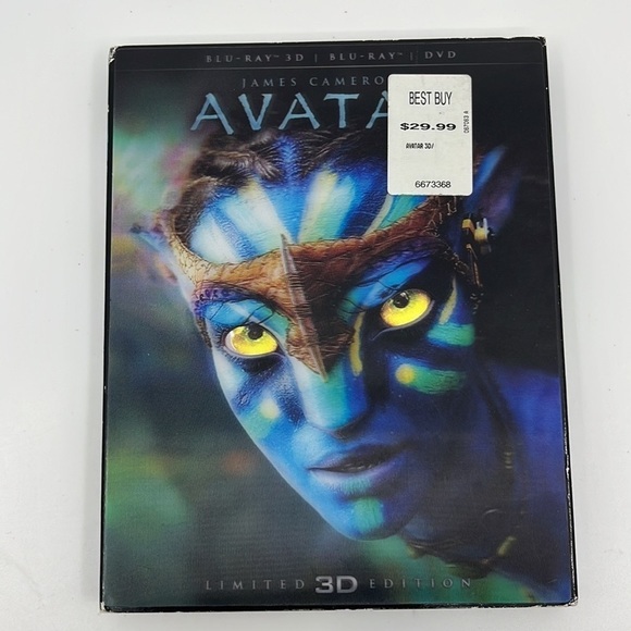 Limited Edition Holographic‎ Cover 3D Avatar Limited Edition Blu-Ray DVD! - Picture 1 of 7